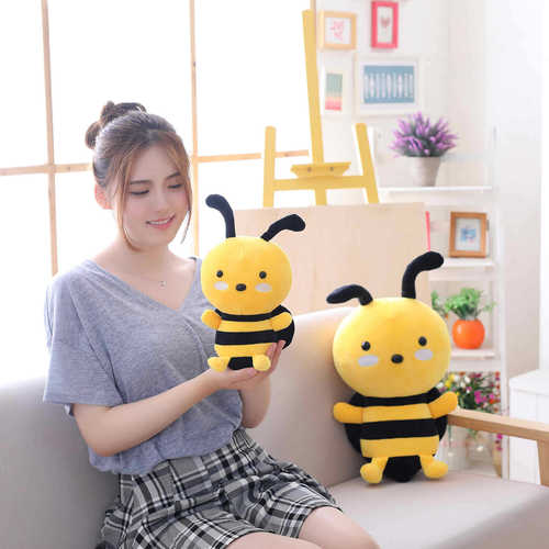 The same style little bee plush toy animal figurine birthday festival event gift claw machine doll