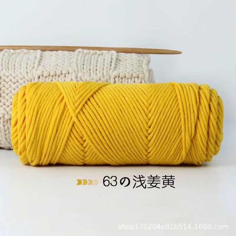 Хлопковая пряжа с tufting 8*7S, узлы для DIY ковров и ковриков, многоцветная палитра 70+ оттенков