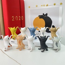 妖娆猫新款二代笔架可爱跳舞咪摆件搞笑笔架礼物沙雕玩具一件批发