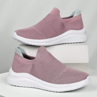Multi-Sport Walking Shoes 2025 Spring and Summer New Men's and Women's Lightweight Casual One-Leg Walking Mesh Breathable Sports Shoes