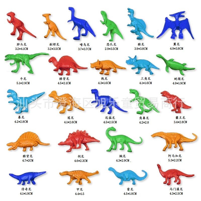 Игровой набор для археологических раскопок: 24 вида маленьких динозавров, пластиковые модели (тираннозавр, трицератопс), аксессуары, развивающая игрушка для раскопок