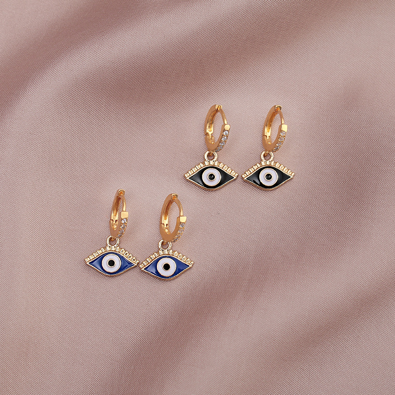 Pendientes Colgantes Del Ojo Del Diablo Del Nuevo Estilo Al Por Mayor Nihaojewelry display picture 1