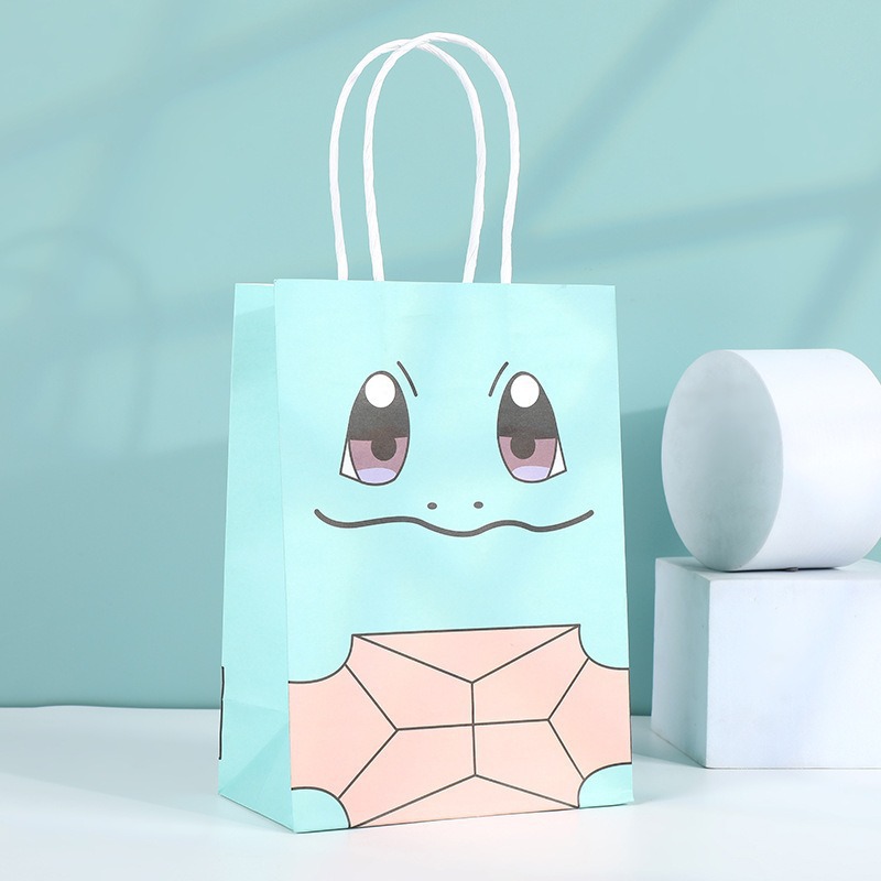Bolsas de regalo de cumpleaños, bolsas de cartón cartón, bolsas de embalaje para llevar, bolsas de embalaje de regalo de fiesta para niños, bolsas de mano