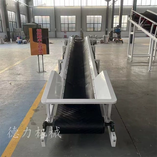 U型托辊输送机石灰输送带加长输送带封闭防漏料传送带户外生产线
