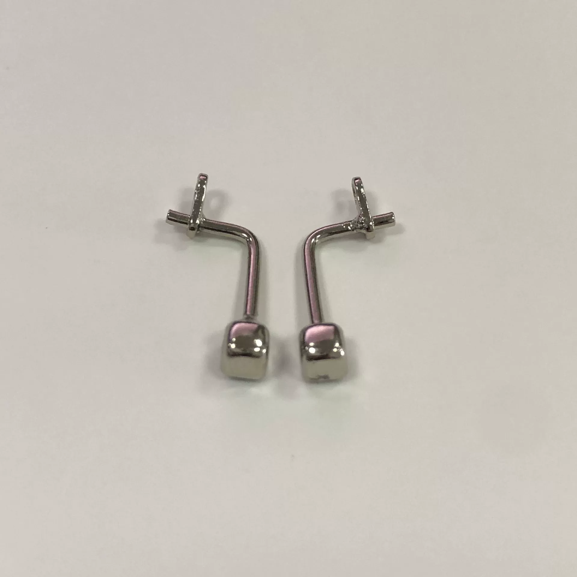 Очки Аксессуары высокий никель блокировки точка отделка серебро специальный нос лоток трубы Кронштейн бокал