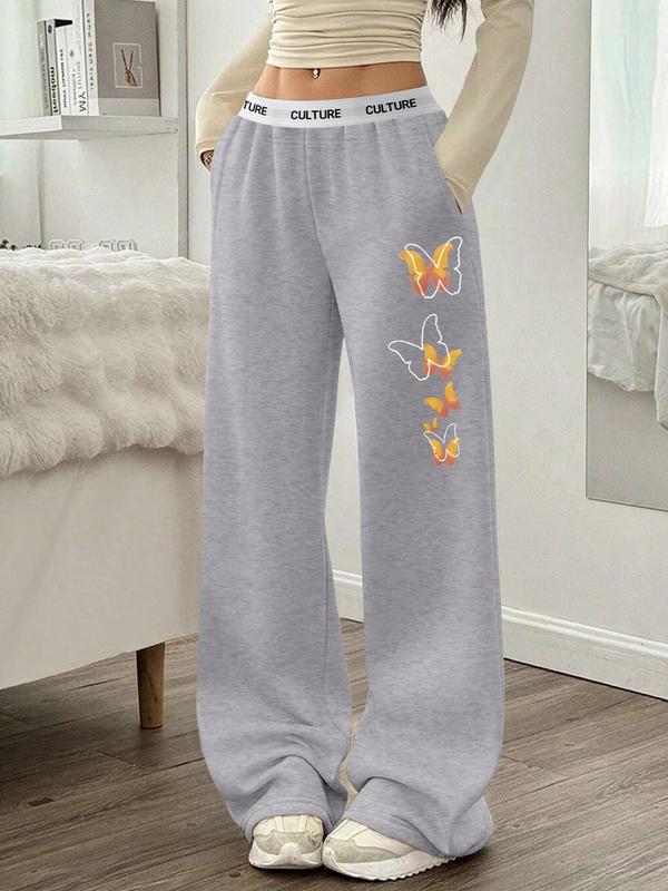 S7579 Dropshipping Aliexpress Amazon Cross-Border New Sports Pants Women's English High Waist Stretch Jogging