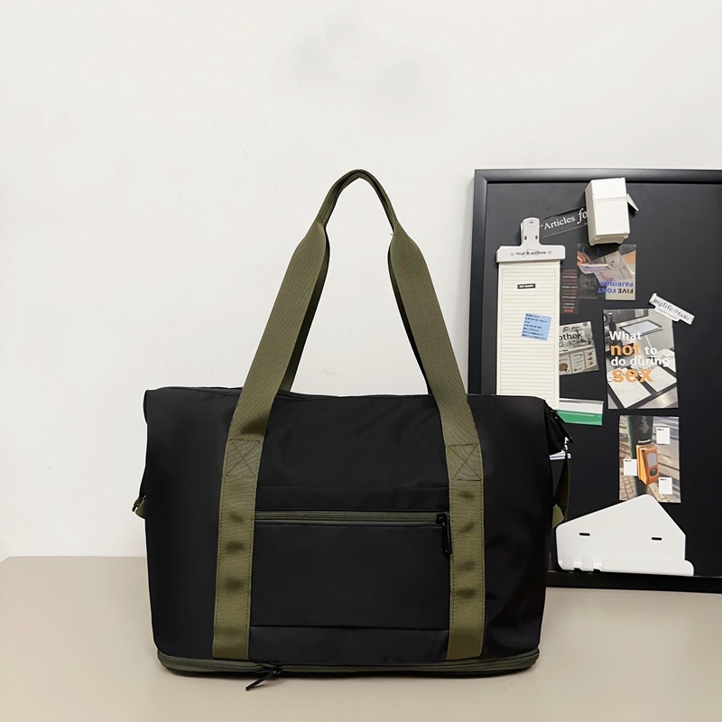 Bolsa de nylon simple nueva bolsa de viaje ligera de gran capacidad bolsa deportiva de ocio bolsa de mano image 3