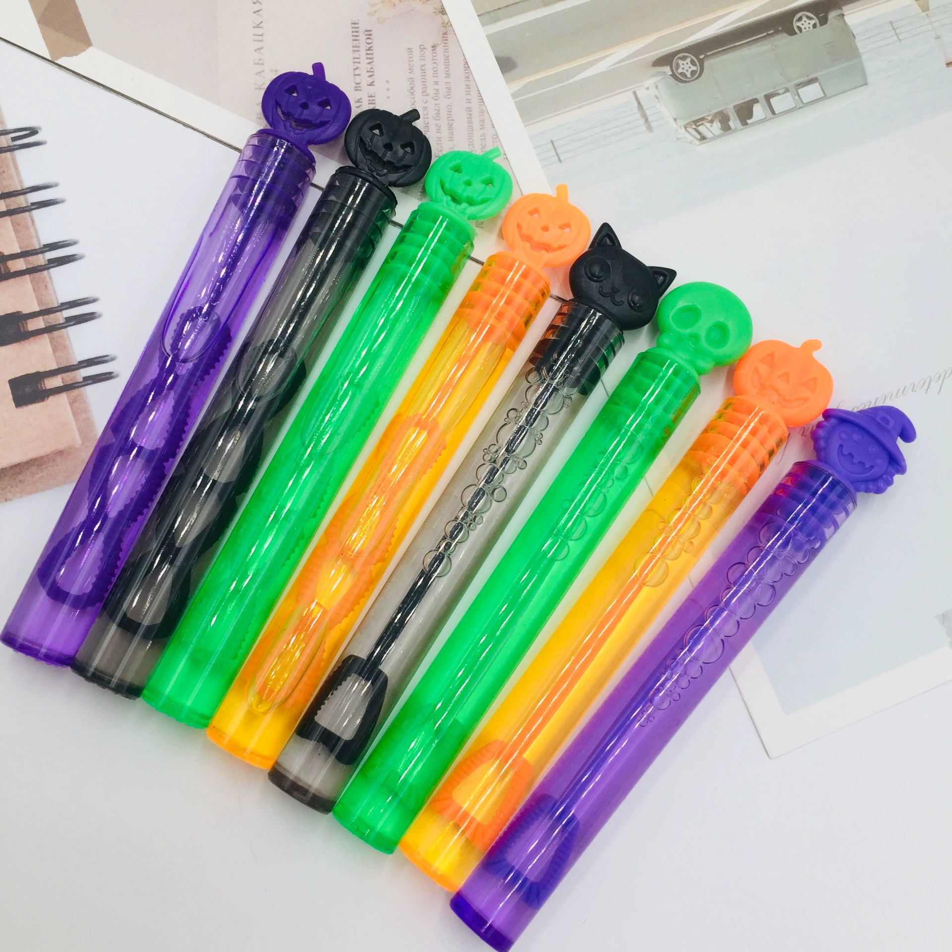 Small handheld bubbles, travel toy for students, halloween