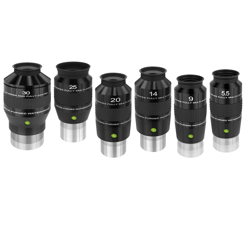 探索天文望远镜100°超广角2/3英寸 5.5/9/14/20/25/30mm防水目镜