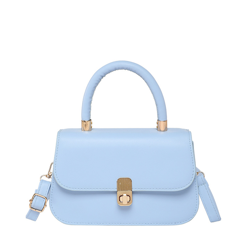 Bolso de sillín de diseño de nicho coreano 2025 nuevo bolso de color sólido de gran capacidad bolso de mensajero de hombro retro