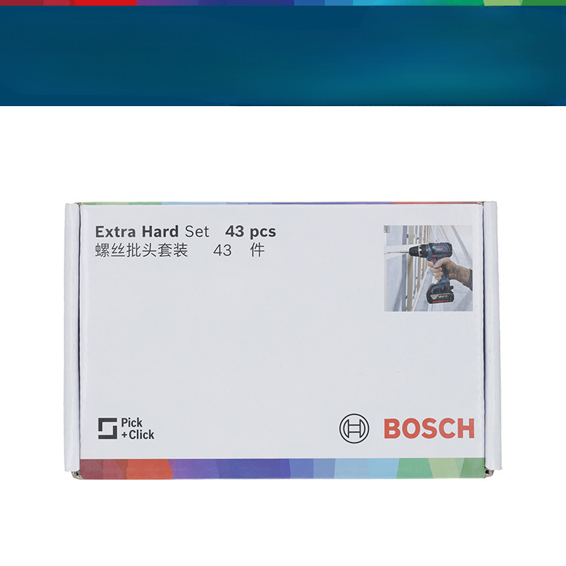 Bosch arco iris caja mágica tornillo conjunto eléctrico destornillador de cabeza eléctrica destornillador de cabeza de boca 43 piezas