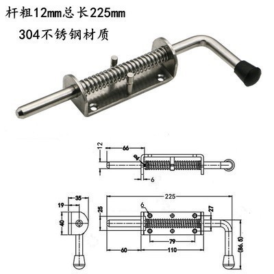 Resorte de acero inoxidable para maquinaria, uso industrial y automotriz