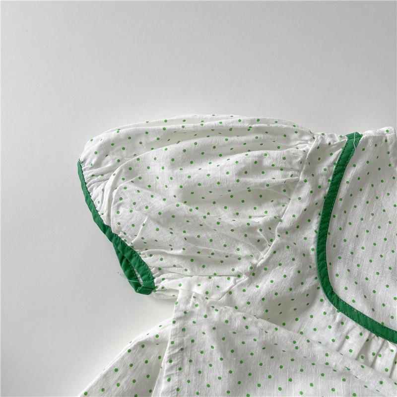 [SMS] vestido blanco de flores para niñas verano coreano vestido de princesa para bebés de verano