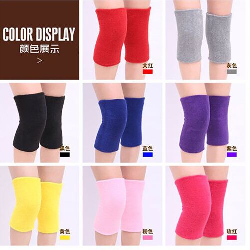 Factory direct sale towel thermal knee pads, thickened sports leg guards for dancing, basketball, and exercise, knee pads for kneeling, providing warmth and cold protection