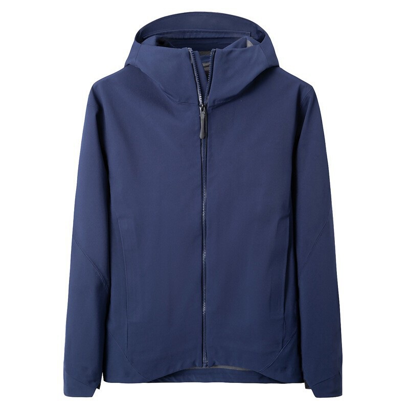 2024 Single-Layer Softshell Jacket for Men and Women, Waterproof Fleece-Lined Warm Mountaineering Jacket for Outdoor Climbing