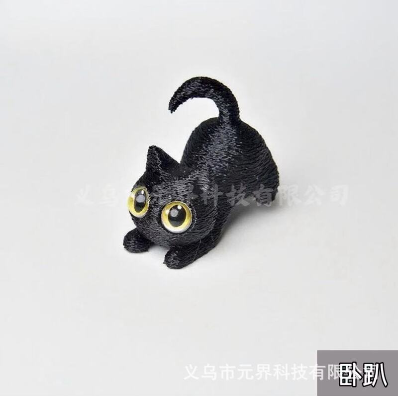 现货大眼萌猫3d打印玩具桌面工艺品手办摆件|undefined