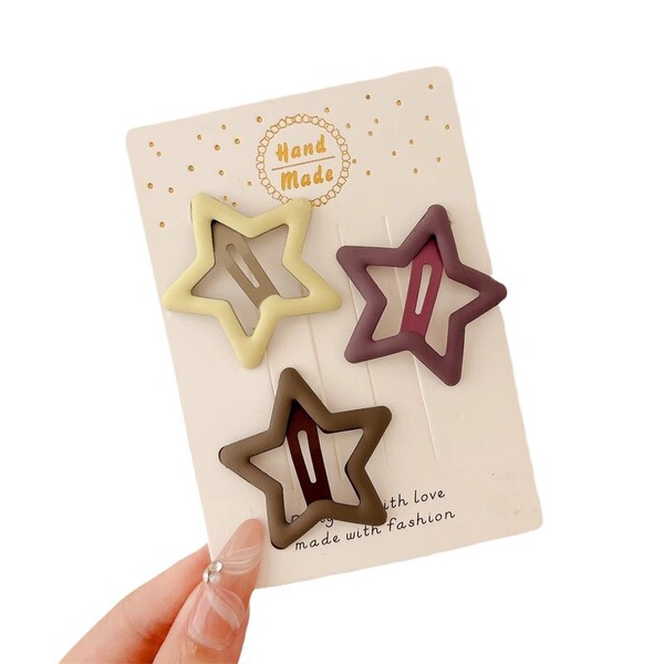2025 new milk-coffee-free hair clips
