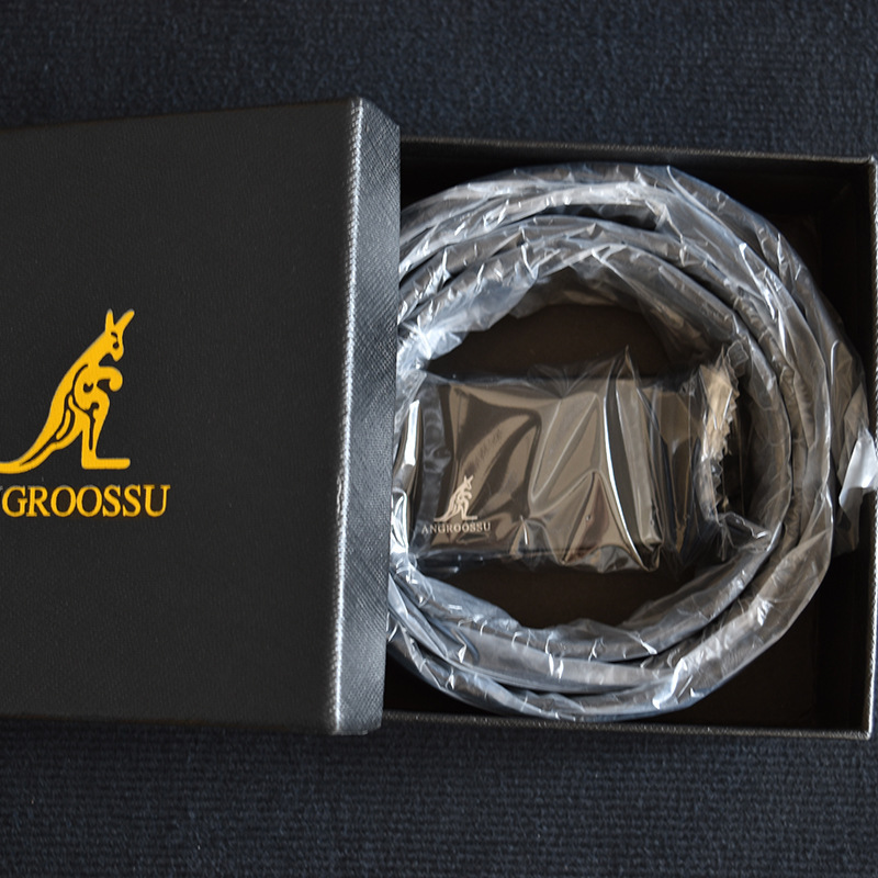2023 New Hot Selling Gift Box Bag Kangaroo Men's Automatic Belt Buckling Business Supermarket Physical Running Jianghu Belt_voghion.com