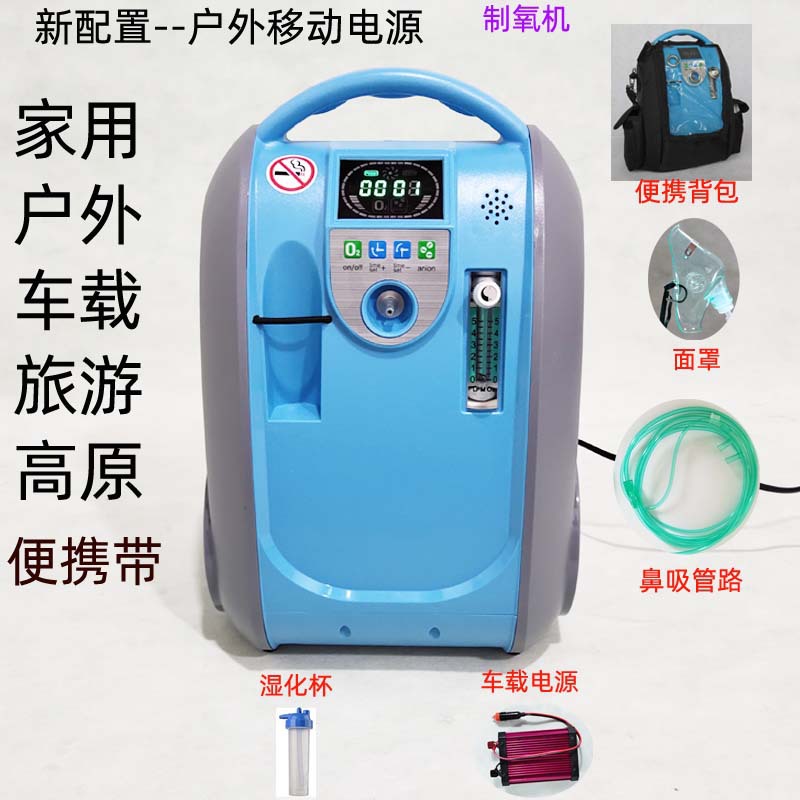 Oxygen meter outdoor oxygen bar car oxygen generator negative ion air purifier oxygenator oxygen booster travel plateau
