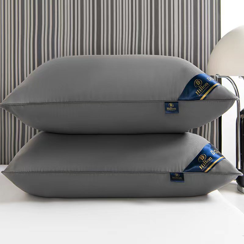 호텔베개 그레이 [코너마크 있음] 48*74cm/550g 낮은베개