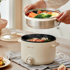 熊の電気煮鍋のDRG-E25H1家庭用寮の学生は麺鍋の多機能一体鍋の小型電気鍋の火を煮ます。