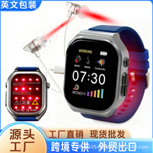 亚马孙独立站650nm纳米激光照射手表耳鼻手腕红光波照射理疗仪