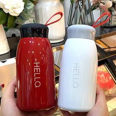 新商品の哈楽保温杯携帯ミニコンパクト創意シンプルカップカップルステンレス大腹随行カップ