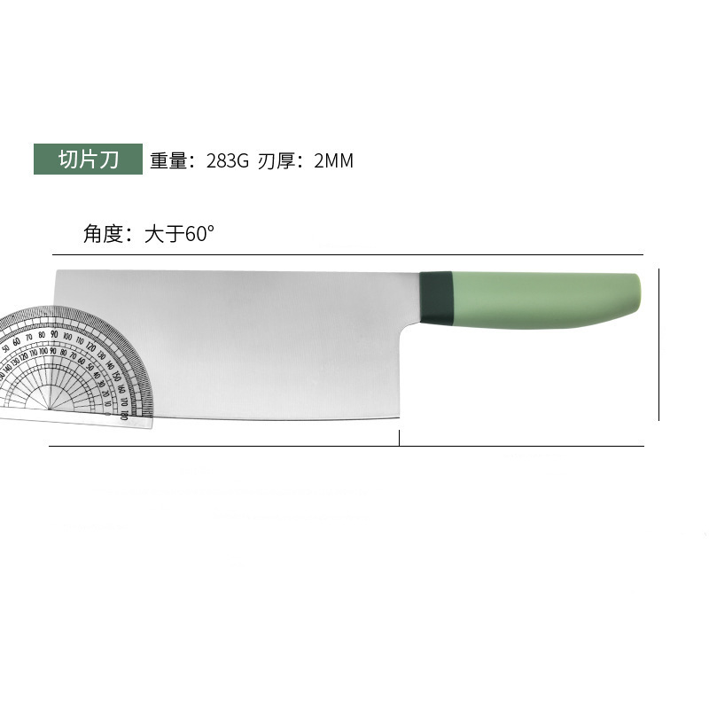 Cuchillo para cortar de acero inoxidable para el hogar, cuchillo para frutas, cuchillo para chef, corte de carne, corte de verduras, corte de frutas