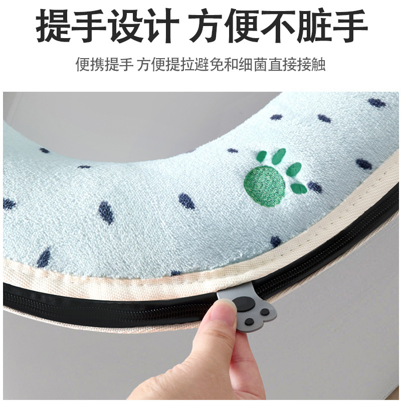 厂家批发马桶垫冬季加厚保暖新款坐便套拉链式通用马桶圈座便器垫|undefined