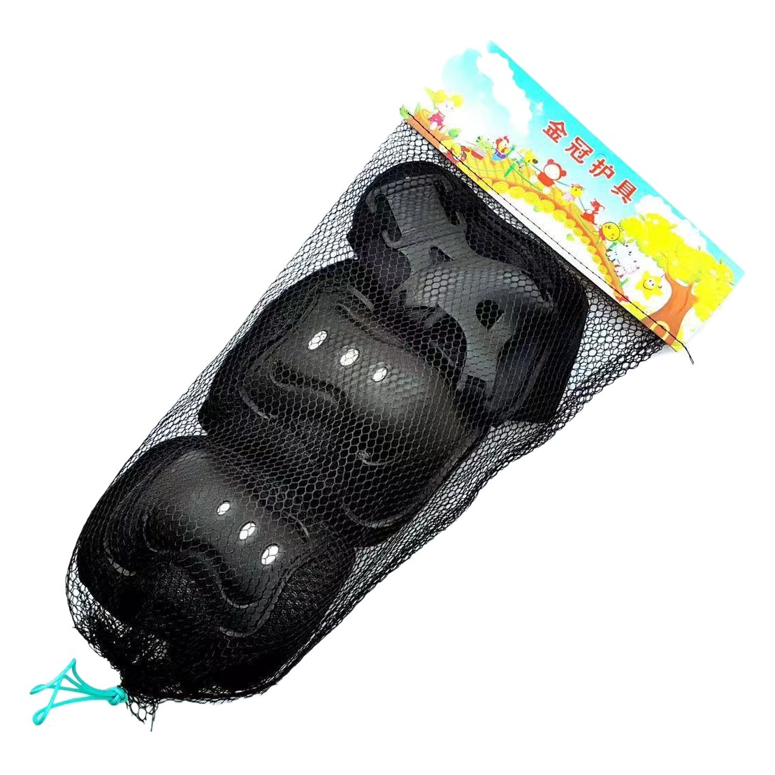 Children's roller skate protective gear roller skates protective gear six-piece wholesale knee pad