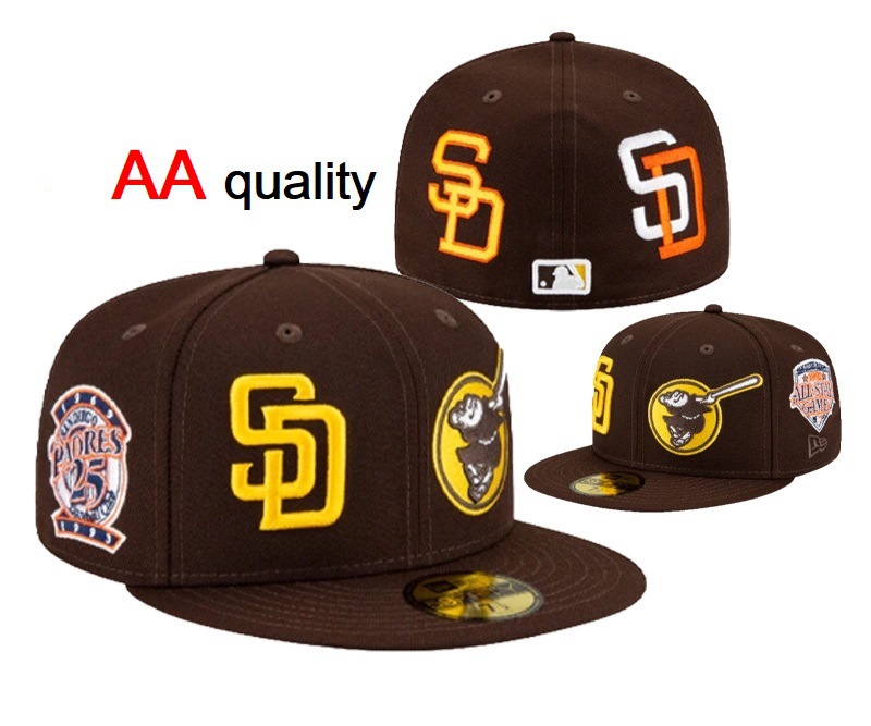 Sombrero de clase AA de alta calidad nueva gorra cerrada MLB gorra de béisbol para hombres y mujeres gorro bordado protector solar para exteriores