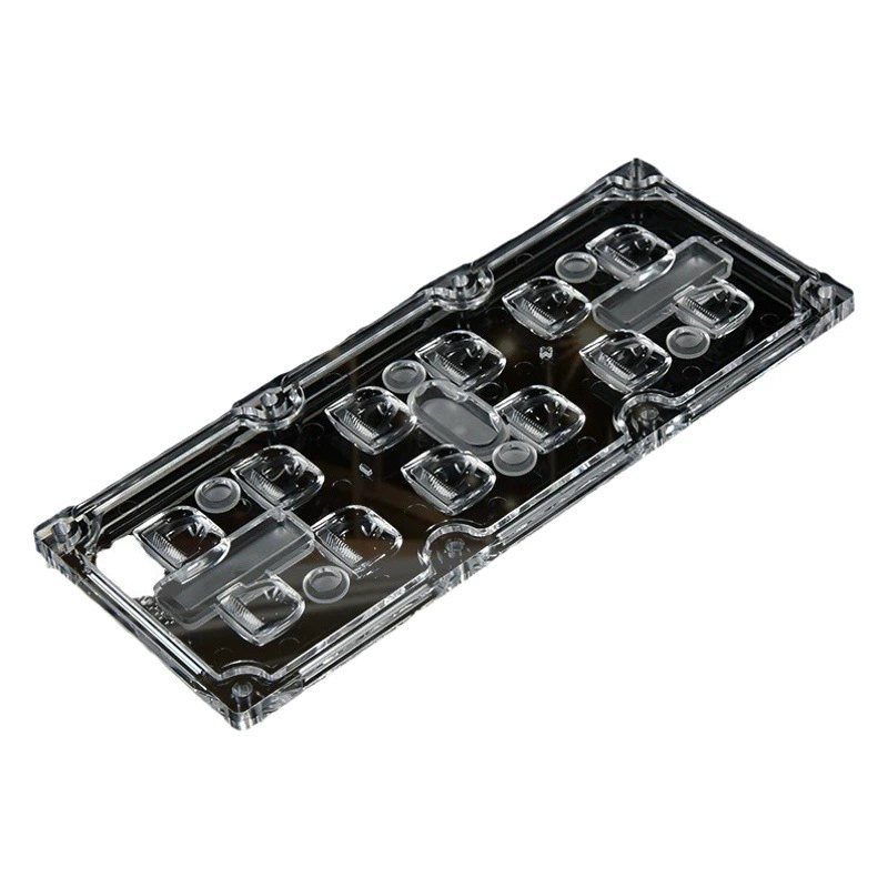 173x31 мм прямоугольные 2x6 прямоугольные линзы 12 ламповых бусин T3M уличный фонарь прожекторные линзы XPG5050XL