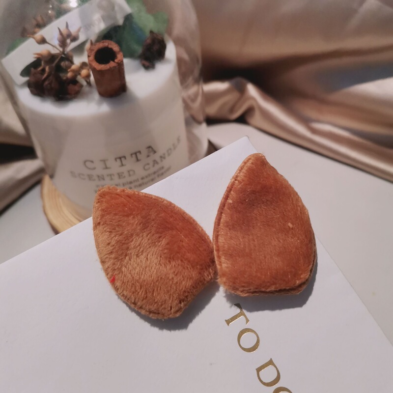 Deer Ears Christmas Hairpin Hair Accessories European and American Flocking Antlers Decoration Accessories Material DIY Hairband Headwear Accessories