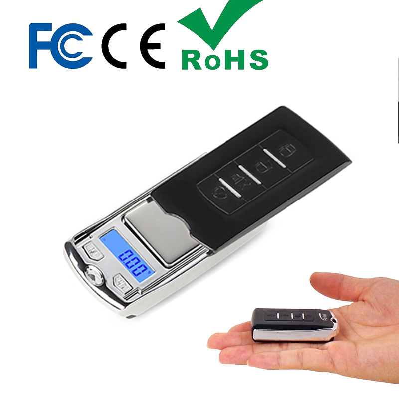 Direct selling car key jewelry scale 0.01g small pocket scale portable gram scale cross-border mini jewelry electronic scale