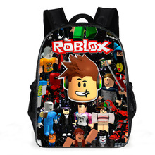 3D跨境双层印花ROBLOX罗布乐思周边书包小学生双肩背包