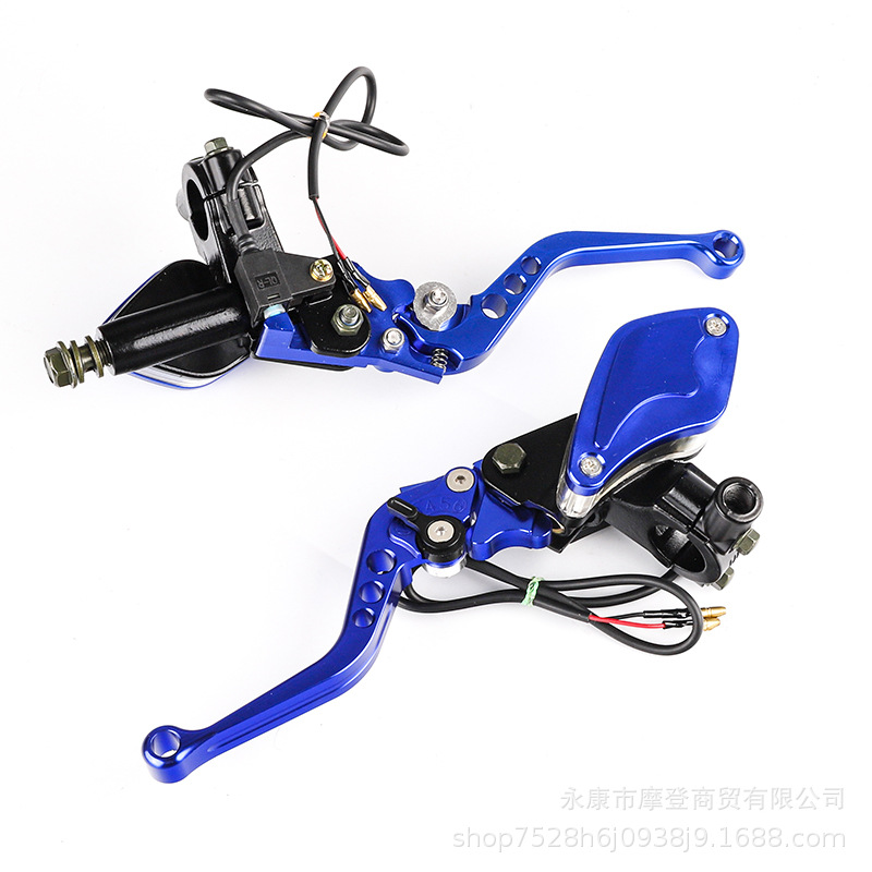 Accesorios de modificación de motocicleta hojas grandes CNC taza de aceite de aleación de aluminio freno hidráulico bomba de freno de doble cilindro