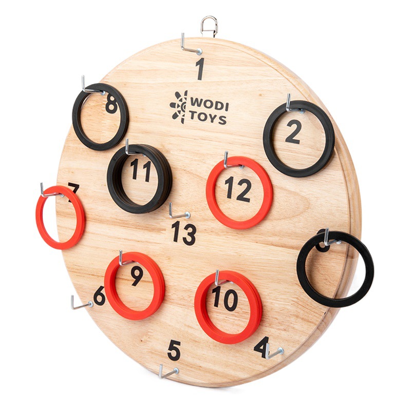 Amazon niños educativo virola pared Placa de juego de madera adulto lanzando virola disco hookey tablero