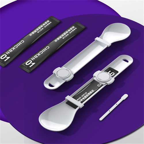 New cat strip spoon feeder feeding spoon squeeze cat strip squeeze snack spoon pet cat supplies cat food spoon