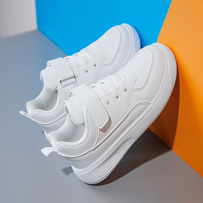 Zapatos deportivos para niños negros zapatos para niños 10 zapatos de skate para niños zapatos de correr de cuero zapatos blancos para niñas de 12 años