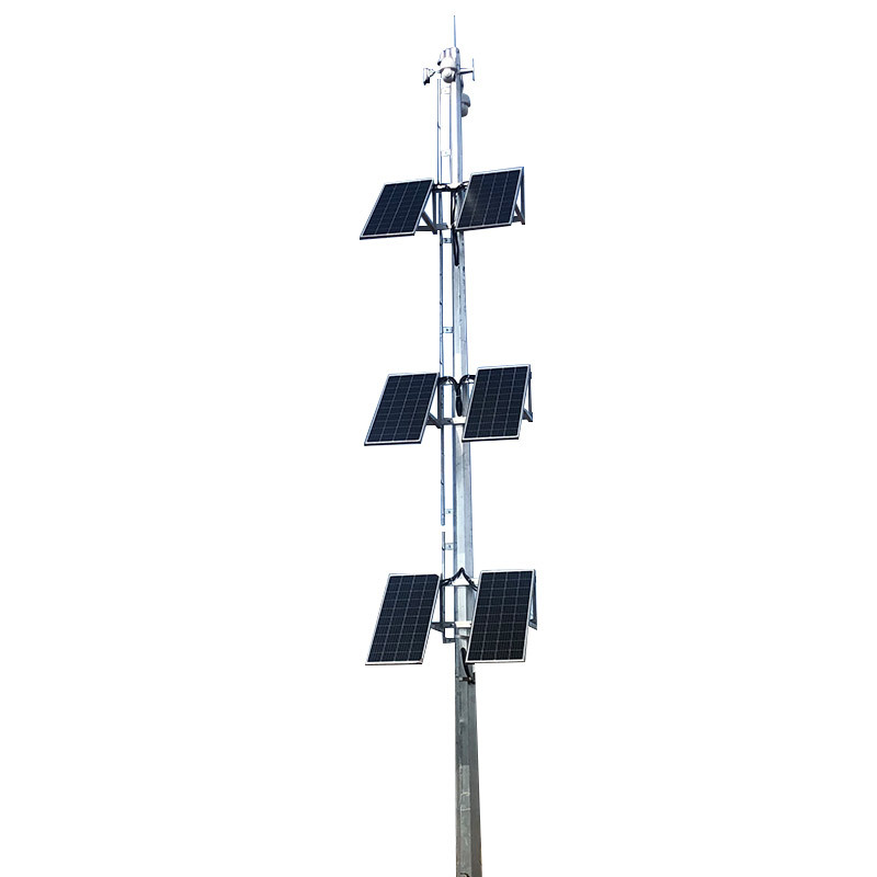 Sistema de energía solar para tuberías de petróleo de 12V para monitoreo de seguridad en tuberías exteriores e ingeniería impermeable.