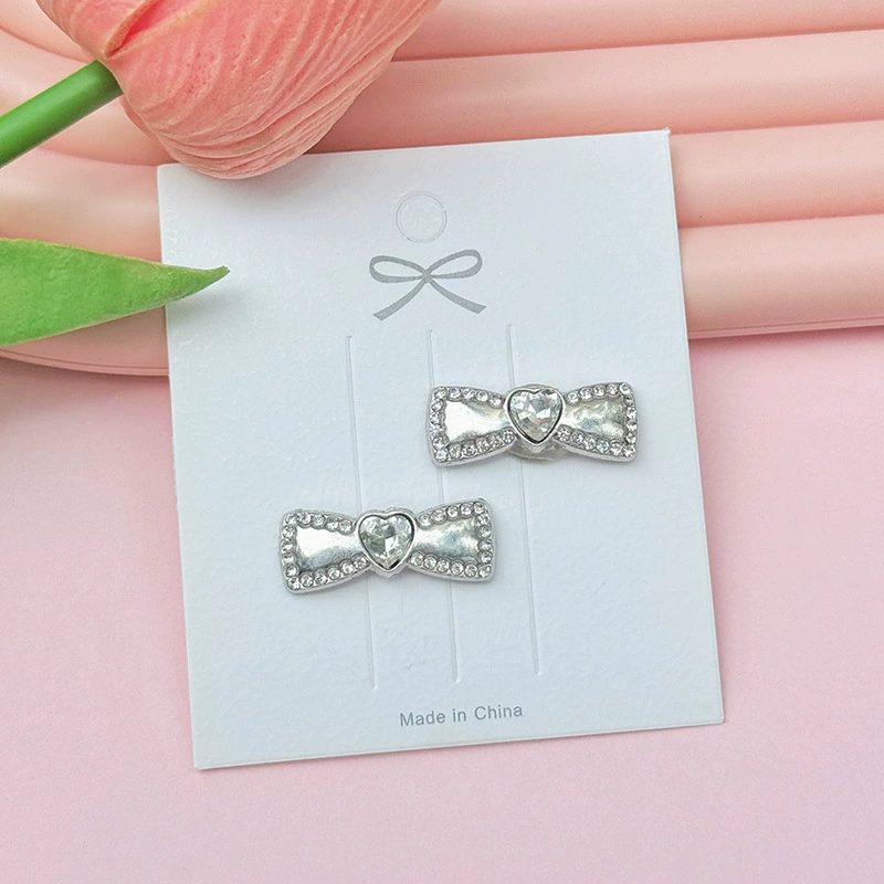 Ретро серебряное полное Diamond серия DIY звезда земля отверстие туфли акриловые туфли цветок пряжка обуви крест сверху