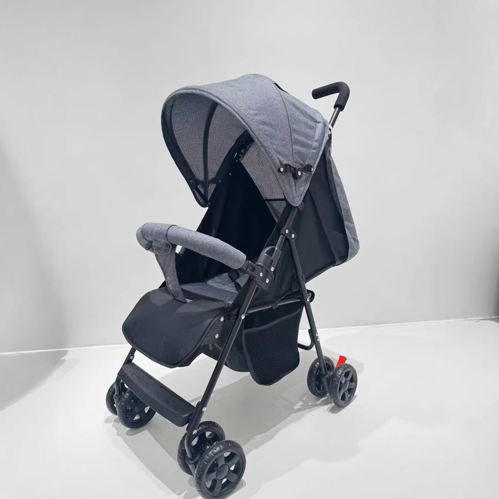 새로운 아기 앉아 및 재조정 트롤리 경량 접히는 아기 아기 아기 간단한 트롤리