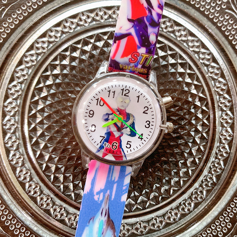 Aisha Niña de dibujos animados impreso reloj de cuarzo luminoso 2023 reloj para niños lindos al por mayor de suministro transfronterizo