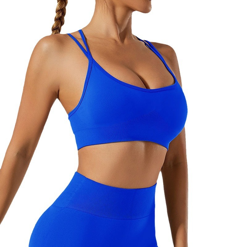 Nueva ropa interior deportiva de recolección sin costuras transfronteriza, pantalones de yoga de cintura alta y glúteos, ropa de fitness para correr, traje de yoga deportivo