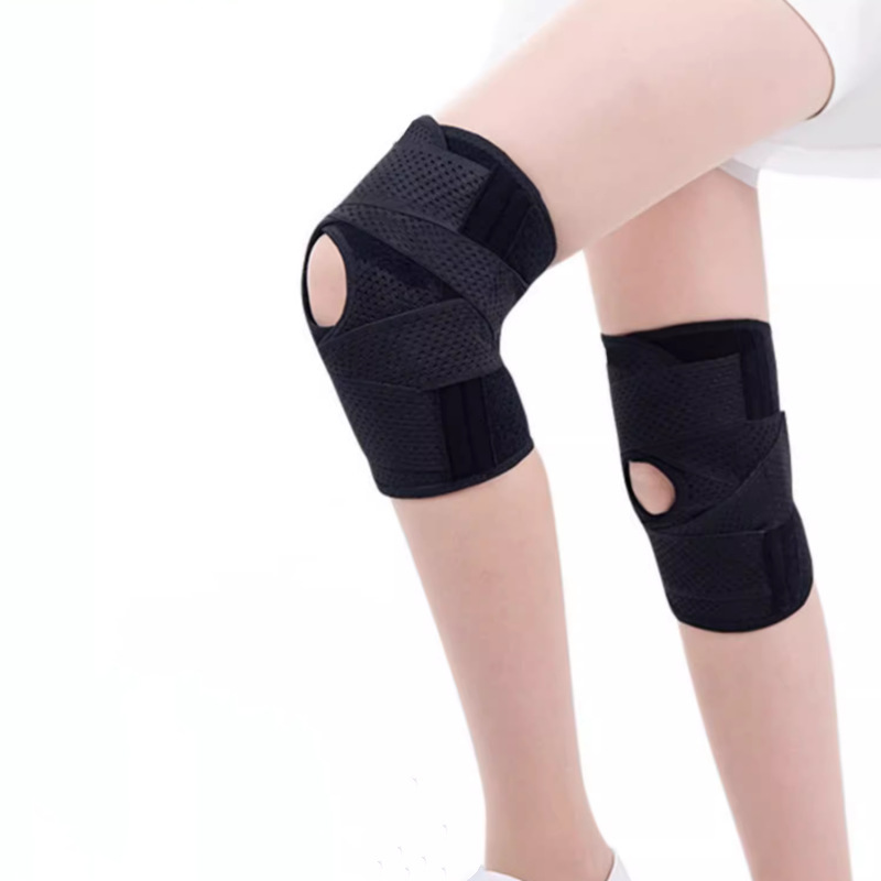 日本製八代膝パッド半月板膝蓋骨損傷保護具登山ランニング膝関節固定具スポーツ保護カバー|undefined
