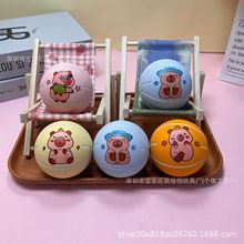 新款卡皮巴拉弹力皮球儿童玩具迷你篮球足球类婴儿幼儿园地摊批发