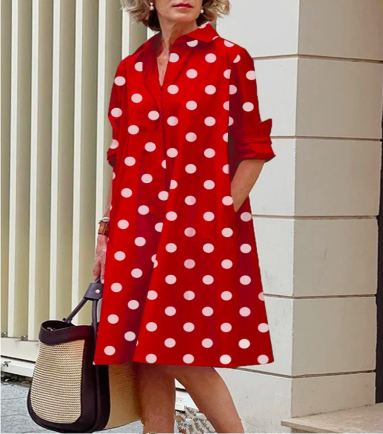 Spring Polka Dot Dress 4