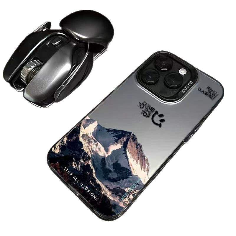 Nueva montaña nevada para iPhone 16 funda para teléfono móvil Apple 15promax/14 Europa y América 13pro12 personalidad 11xr