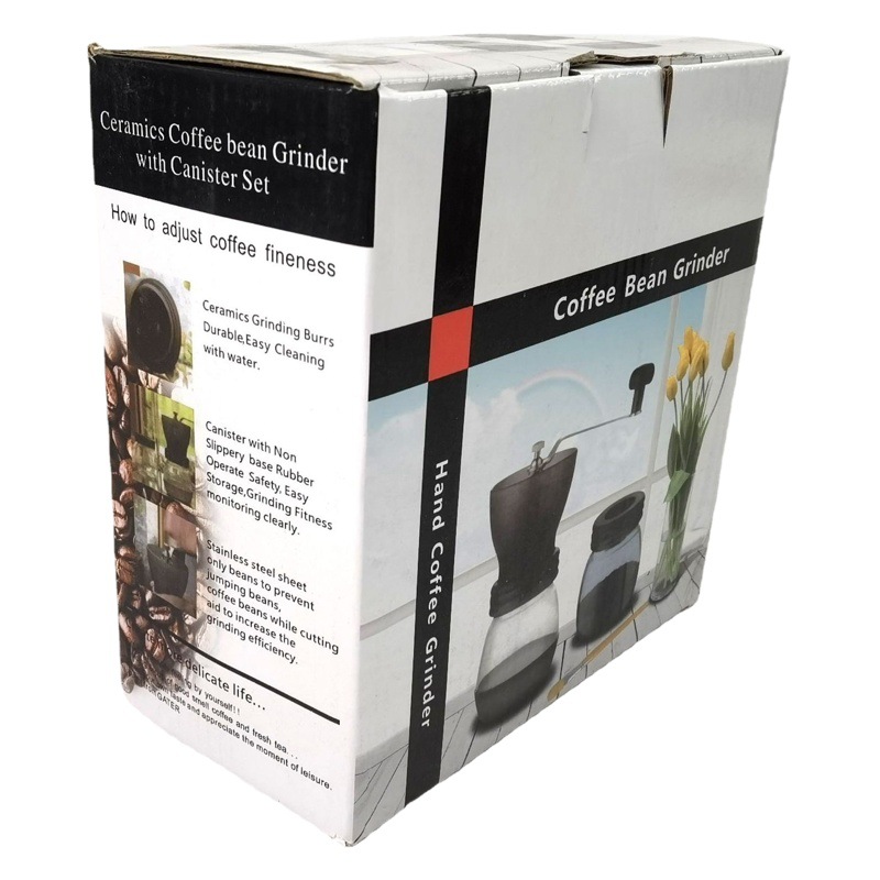 Amazon Large Capacity Glass Hand Grinder Coffee Grinder Set Manual Grinder Manual Coffee Grinder