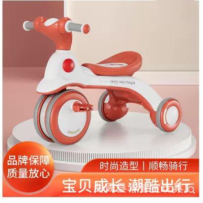 儿童三轮车脚踏车一件代发天猫跨境音乐推把轻便脚蹬车厂家直销